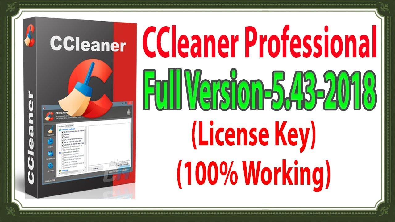Ccleaner Professional License Key